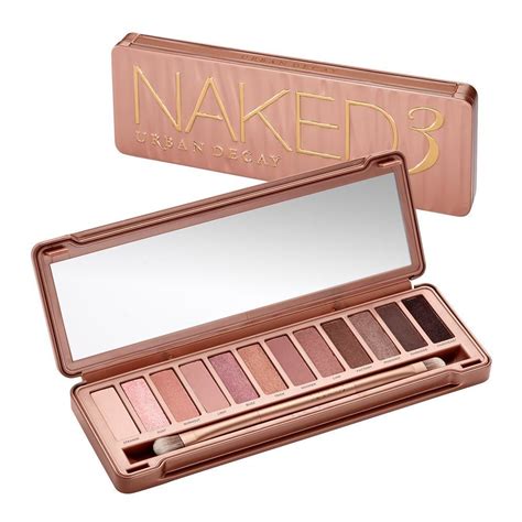 naked 3|Urban Decay Naked 3 Eyeshadow Palette, Soft Pink Neutral。